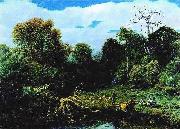 William-Adolphe Bouguereau River landscape oil painting on canvas